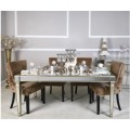 Luxusný zrkadlový jedálenský stôl BELFRY 180x90cm