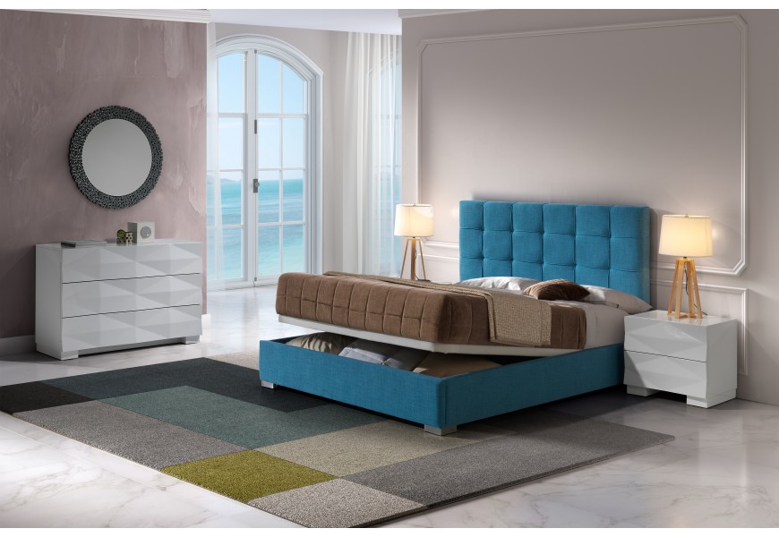 Moderná čalúnená posteľ Carla s úložným priestorom 90-180cm