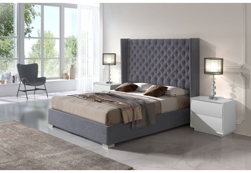 Moderná luxusná manželská posteľ Frida s úložným priestorom 150-180cm