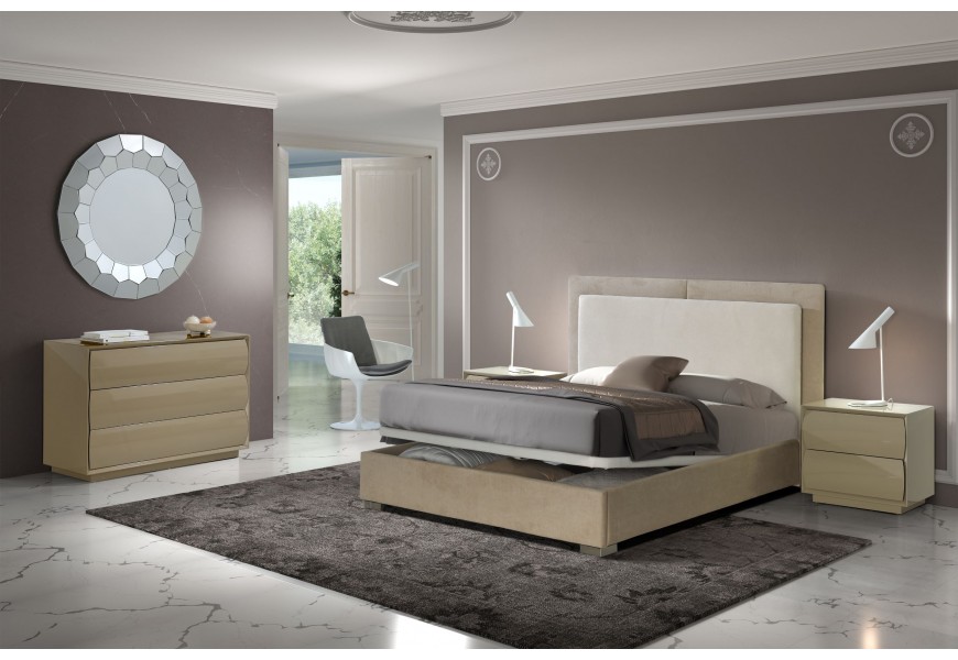 Luxusn&aacute; čal&uacute;nen&aacute; manželsk&aacute; posteľ Telma s &uacute;ložn&yacute;m priestorom 150-180cm