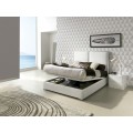 Luxusná posteľ ANDREA so zamatovým čalúnením s úložným priestorom 200cm