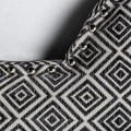 &Scaron;t&yacute;lov&eacute; zadn&eacute; čelo postele Avers s bielo čiernym vzorovan&yacute;m čal&uacute;nen&iacute;m 160cm