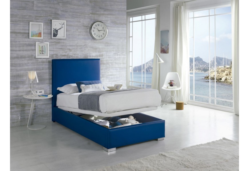 Moderná štýlová posteľ Piccolo s čalúnením a s úložným priestorom 90-180cm