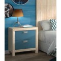Moderný masívny nočný stolík Lyon na nožičkách s možnosťou voliteľnej farebnosti 60cm