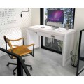 Moderný masívny písací stolík Lyon s možnosťou voliteľnej farebnosti s dvomi zásuvkami 120cm