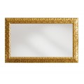Luxusné barokové zrkadlo Clasica s bohato zdobeným zlatým rámom obdĺžnikového tvaru 148cm
