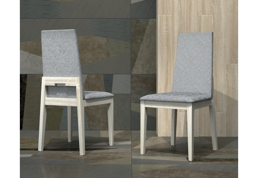Dizajnová jedálenská stolička Rodas s nízkym rámom na chrbtovej opierke s volitelným čalúnením 93cm