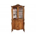 Luxusná klasická vitrína Pasiones z masívu s dvoma dvojdverovými skrinkami a dvoma zásuvkami 203cm