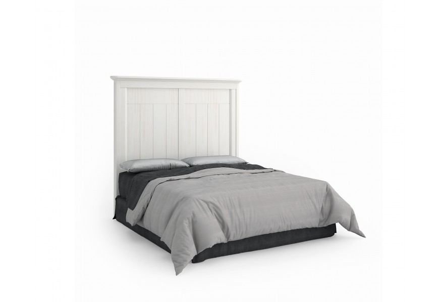 Nadčasová moderná manželská posteľ Lyon z borovicového masívneho dreva s možnosťou voliteľnej farebnosti