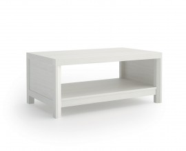 Luxusn&yacute; modern&yacute; obdĺžnikov&yacute; konferenčn&yacute; stol&iacute;k Lyon z mas&iacute;vneho dreva s poličkou 110 cm