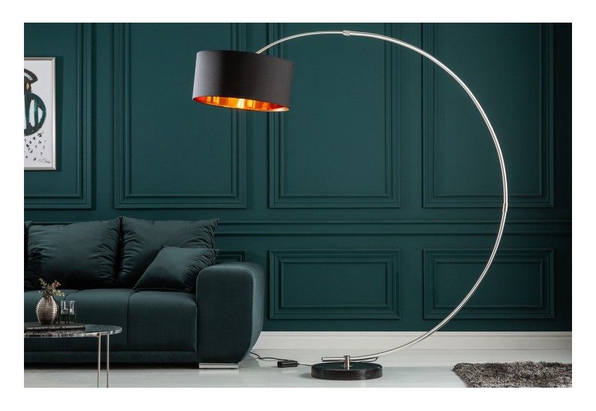 Extravagantná lampa Python čierna s reguláciou jasu