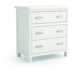 Luxusný moderný nočný stolík Cerdena z masívneho dreva na nožičkách s tromi zásuvkami 68 cm