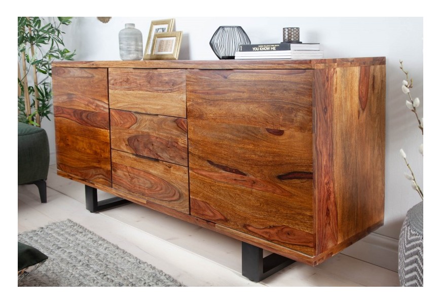 Luxusn&yacute; elegantn&yacute; pr&iacute;born&iacute;k Fire & Earth 160cm Sheesham