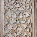Orientálna zástena Elion z dreva v prírodnej farbe s ornamentálnym vyrezávaním 170cm