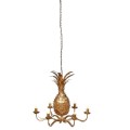 Art-deco dizajnový závesný luster Pineapple z kovu zlatej farby 69cm