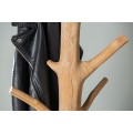 Etno vešiak na kabáty Boneli z mangového dreva prírodnej hnedej farby 170cm