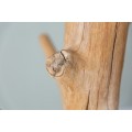 Etno vešiak na kabáty Boneli z mangového dreva prírodnej hnedej farby 170cm