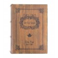 Dekoratívny set koloniálnych kníh Victor Hugo v hnedej farbe s dekoratívnym vzhľadom