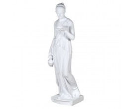 Klasická antická dekoratívna socha ženy Antic Rome z polyresinu s bielou povrchovou úpravou 160cm