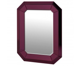Dizajnové art-deco zrkadlo Piana ametistovo fialové 120cm