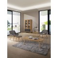 Moderná obývačka zariadená dizajnovým nábytkom zo škandinávskej kolekcie Nordica Clara