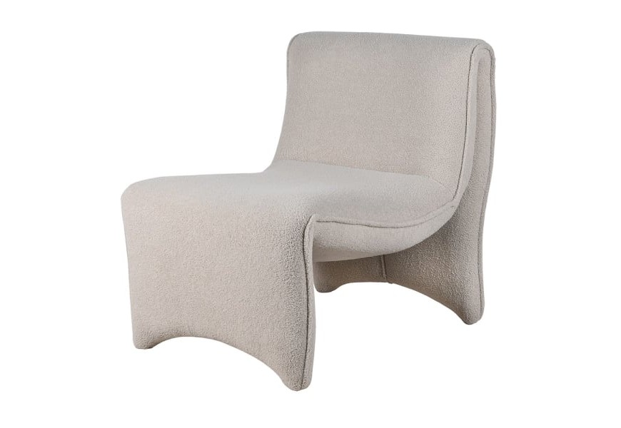 Dizajnové nadčasové kreslo Rovena s poťahom šedohnedej farby elegantného minimalistického tvaru