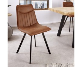 Dizajnová stolička Aston hnedá