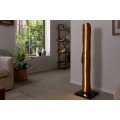 Mas&iacute;vna stojaca lampa Roots z naplaven&eacute;ho dreva pr&iacute;rodnej hnedej farby s led svietidlami 121cm