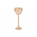 Elegantná nádoba na chladenie šampanského Perlea v antickej zlatej farbe s dekoratívnym zdobením