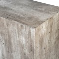 Moderná drevená skriňa Maelynn s betónovým efektom sivá 120cm