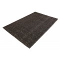 Tmavo sivý obdĺžnikový koberec Cobally zo 100% vlny s krátkym vlasom 160x230cm