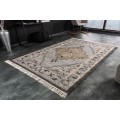 Štýlový vlnený vintage koberec Marcello v odtieňoch hnedej farby s ornamentálnym zdobením 230cm