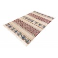 Etno štýlový koberec Suna z bavlny s viacfarebnou vzorovanou potlačou