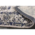 Vintage koberec Weya obdĺžnikový s modro-sivým vzorom 230cm