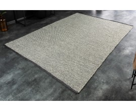 Moderný koberec Pura obdĺžnikový svetlosivý 230cm