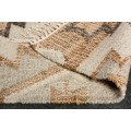 Etno dizajnový koberec Sumeo obdĺžnikového tvaru béžovej farby s geometrickými vzormi 230cm