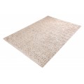 Eegantný dizajnový koberec Lana obdĺžnikového tvaru béžovej farby s geometrickým zdobením 230cm