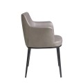 Štýlová jedálenská stolička Vita Naturale norková sivá 80cm