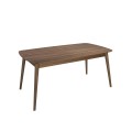 Luxusný jedálenský stôl Vita Naturale z dreva v hnedej farbe s praktickým rozkladacím mechanizmom