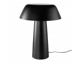 Moderná čierna stolná lampa Vita Naturale z kovu