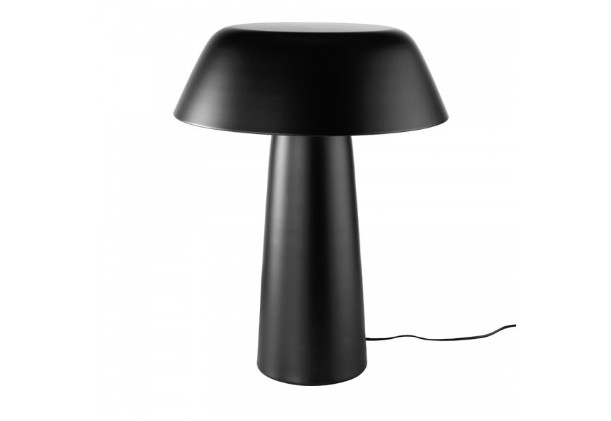 Moderná čierna stolná lampa Vita Naturale z kovu