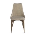 Moderný dizajn a komfort v jedenom - moderná béžová jedálenská stolička Vita Naturale