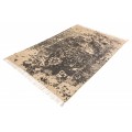 Vintage koberec Betriell v béžovej farbe so sivou nepravidelnou vzorovanou potlačou v tvare obdĺžnika 160x230cm