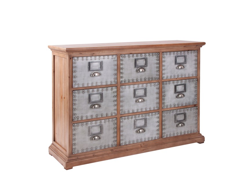 Komoda s deviatimi &scaron;upl&iacute;kmi PRAGA