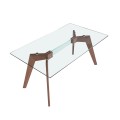 Spoľahlivý a odolný sklenený jedálenský stôl Vita Naturale je vyrobený kvalitne s dôrazom na detail