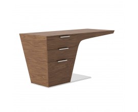 Moderný kancelársky stôl Vita Naturale s tromi zásuvkami hnedý 150cm