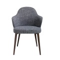 Textilné čalúnenie a mäkká polyuretánová výplň stoličky Vita Naturale zaručia maximálny komfort pri sedení