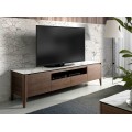 Dodajte svojej modernej obývačke nádych moderného minimalizmu s TV stolíkom Vita Naturale z orechového dreva