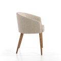 Elegantný dizajn a zaoblené línie jedálenskej stoličky Vita Naturale v modernom štýle