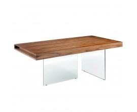 Jedálenský stôl Vita Naturale so sklenenými nohami 200cm